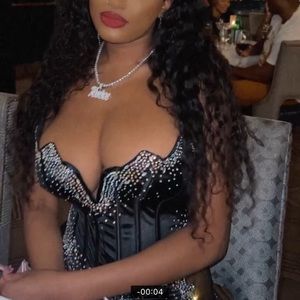 corset rhinestone birthday dress